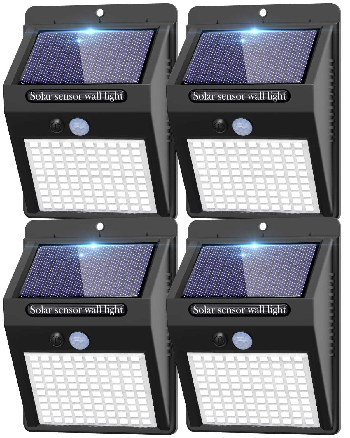 Photo 1 of 4 Pack Solar Motion Lights Outdoor,