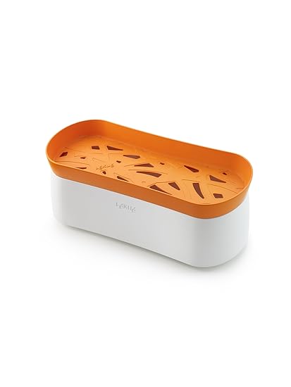 Lekue Pasta Cooker, Model # 0200702N07M017, Orange