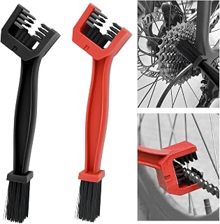 Upgraded 4-Sided Wrap Motorcycle Chain Brush,Double-Ended Bike Chain Brush Cleans Chains Dust and Dirt,Universal Bike Chains Cleaner for Motorcycles,Mountain Bikes,Dirt Bikes
