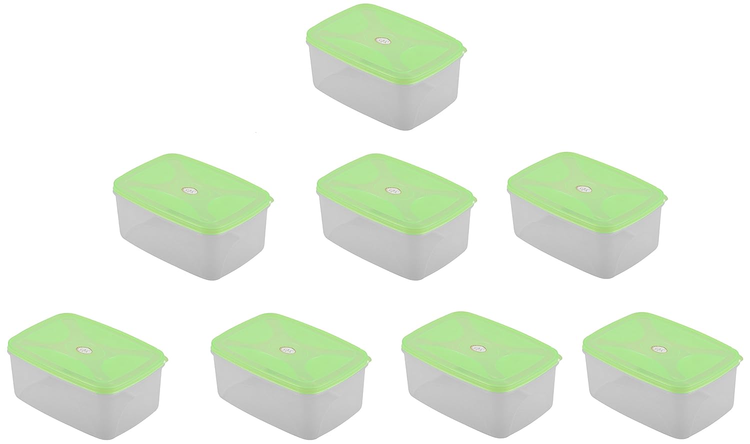 Buy Yes Plastic Storage Container Combo of 8 (13 cm x 8 cm x 4.5 cm