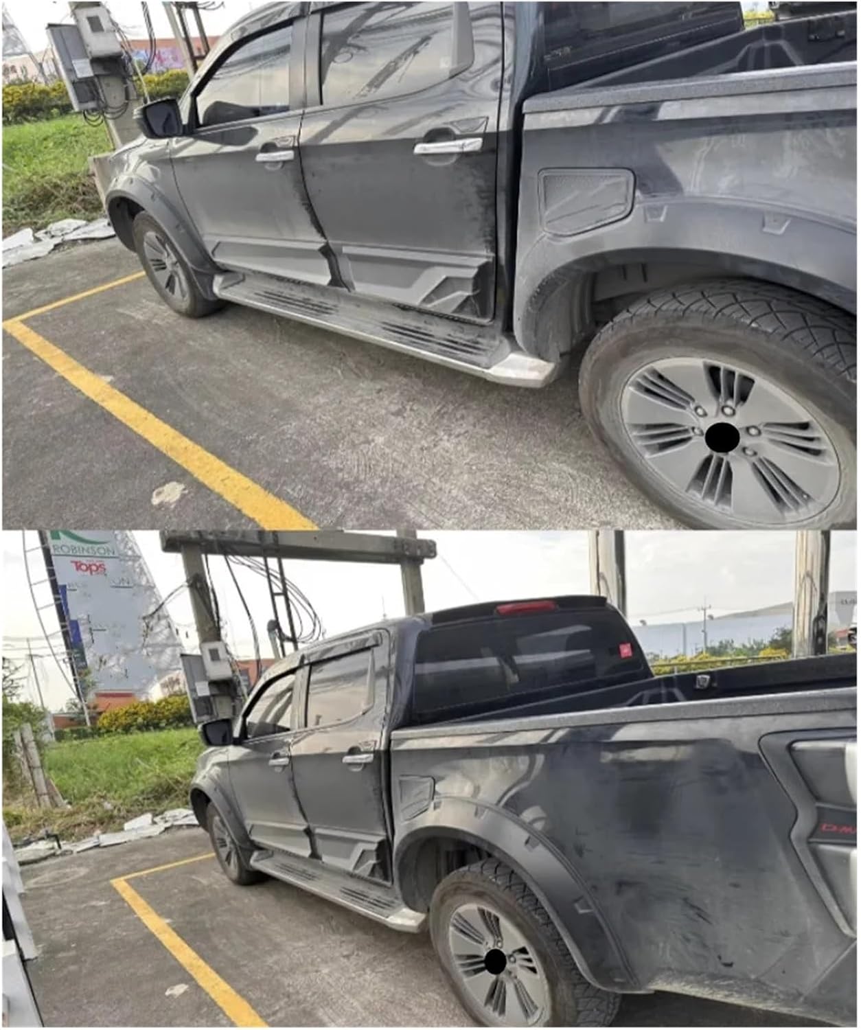 Car Fender Car Flares Arch Wheel Eyebrow Fit for Isuzu D-MAX 2020-2022 Modified Protector Mudguard Wheel Protector Guard