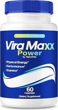 Vira Maxx Power Capsules ViraMaxx 1000mg Formula with a Natural Blend to Support Energy, Performance & Drive | Premium, Powerful Ingredients, ViraMaxxPower Pills 60 Capsules