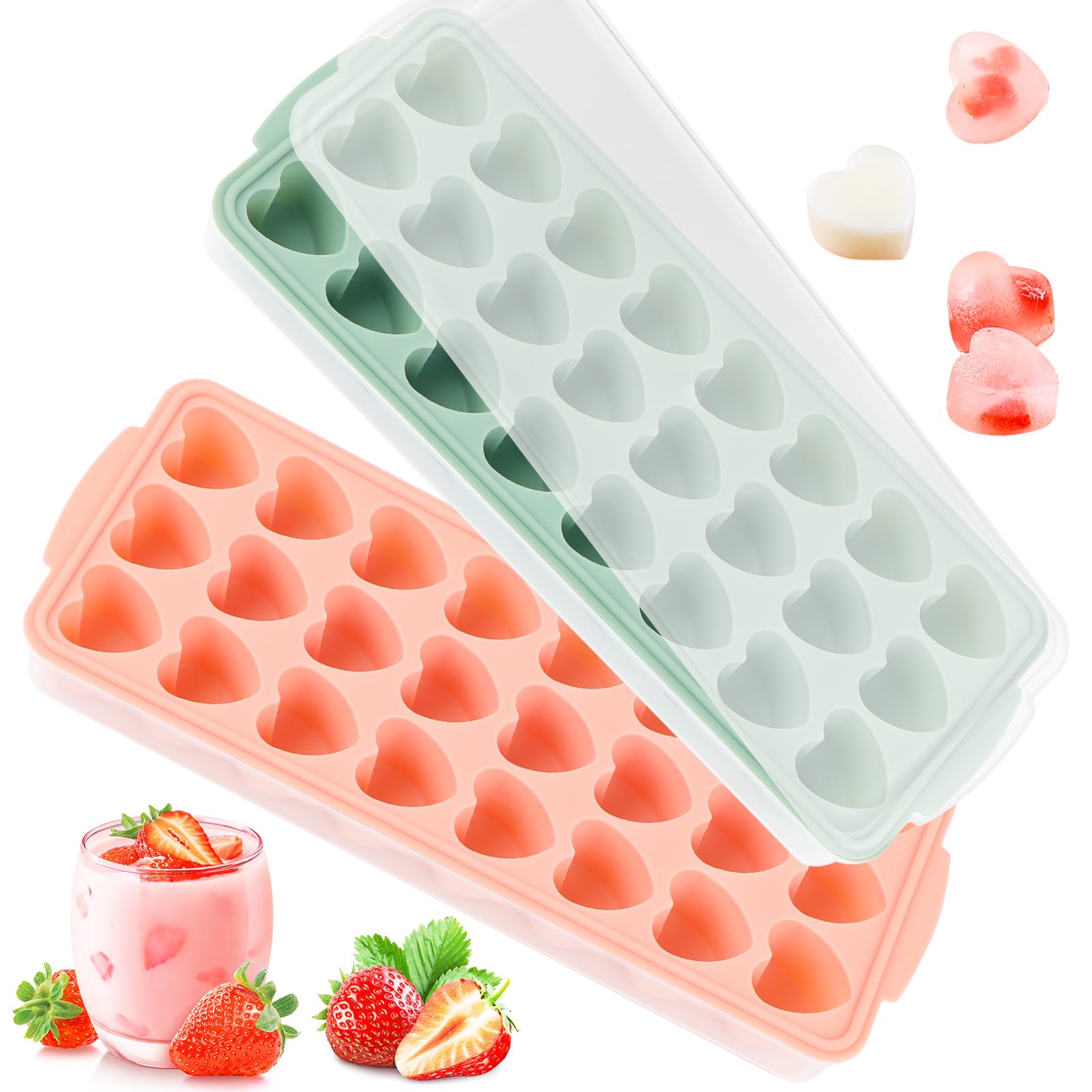 Stampo Per Cioccolato Fai Da Te Stampo Per Cubetti Di Ghiaccio A Forma Di Stella In Silicone Alimentare - 11 Stelline, Colori Rosa, Blu, Rosso, Ideale Per Cocktail, Feste E Cioccolatini Fatti