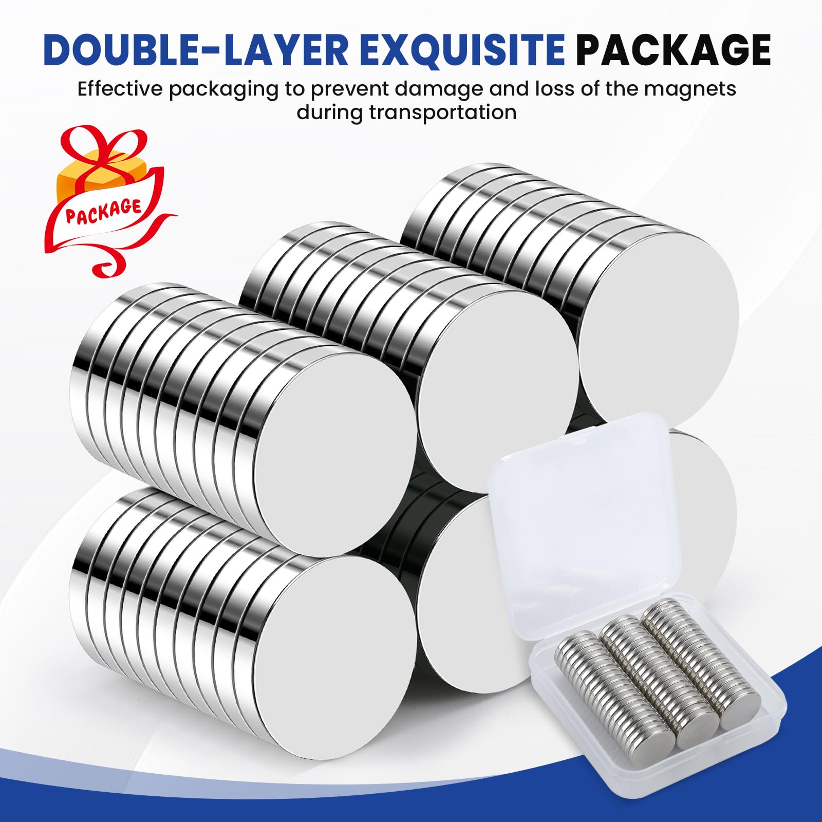 60 Pcs Rare Earth Magnets, 18x3mm Disc Magnet Neodymium Magnets — Amazon image 4
