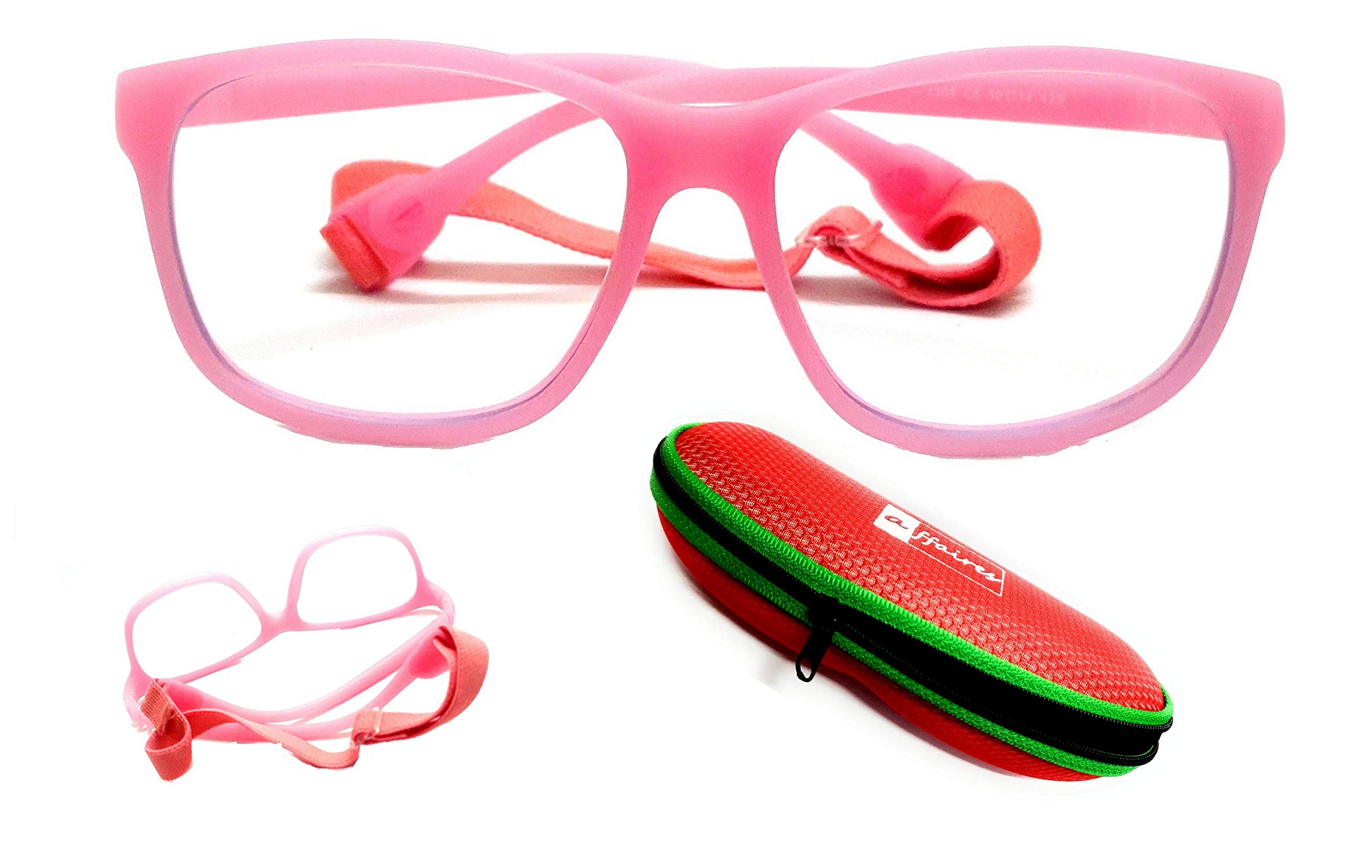 Affaires Blue Ray Block glasses Frames for Kids, Flexible, Bendable, No Screws, Glasses with anti-reflection for Eye Protection from emission by Computer Tablet Laptop Mobile | 1303 BC-285 (Baby Pink) (B08Y93CT9T) Amazon Price History, Amazon Price Tracker