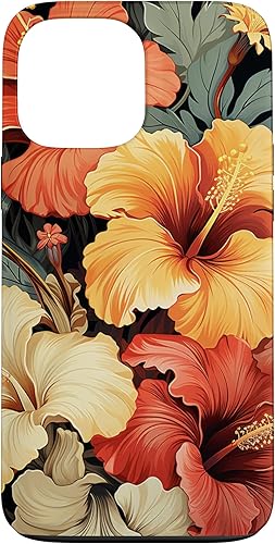 Miniatura 24 de Hawaiian Tropical Design Yellow Red Hibiscus Plumeria Case for iPhone 16