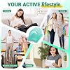 Hammer Toe Straightener Corrector for Women & Men - Gel Toe Splints - Hammer Toe Straightener - Realign Bent, Curled, Crooked, Claw, Hammer Toes - 3 Different Sizes (S/M/L) - 6pcs(Green)