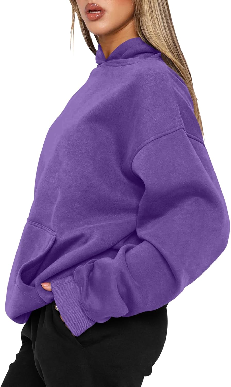 TICTICMIMI Women's Hoodies Sweatshirts Cute Long Sleeve Tops Loose Fleece Pullover Shirts with Pocket - Image 4