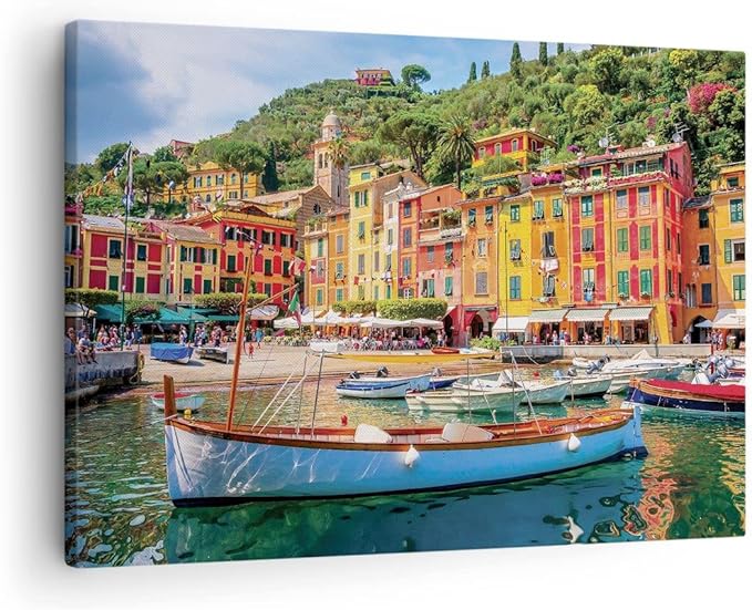 Quadro Su Tela 70x50cm Moderno - Decorazione Murale Per Soggiorno O Camera - Foto 4