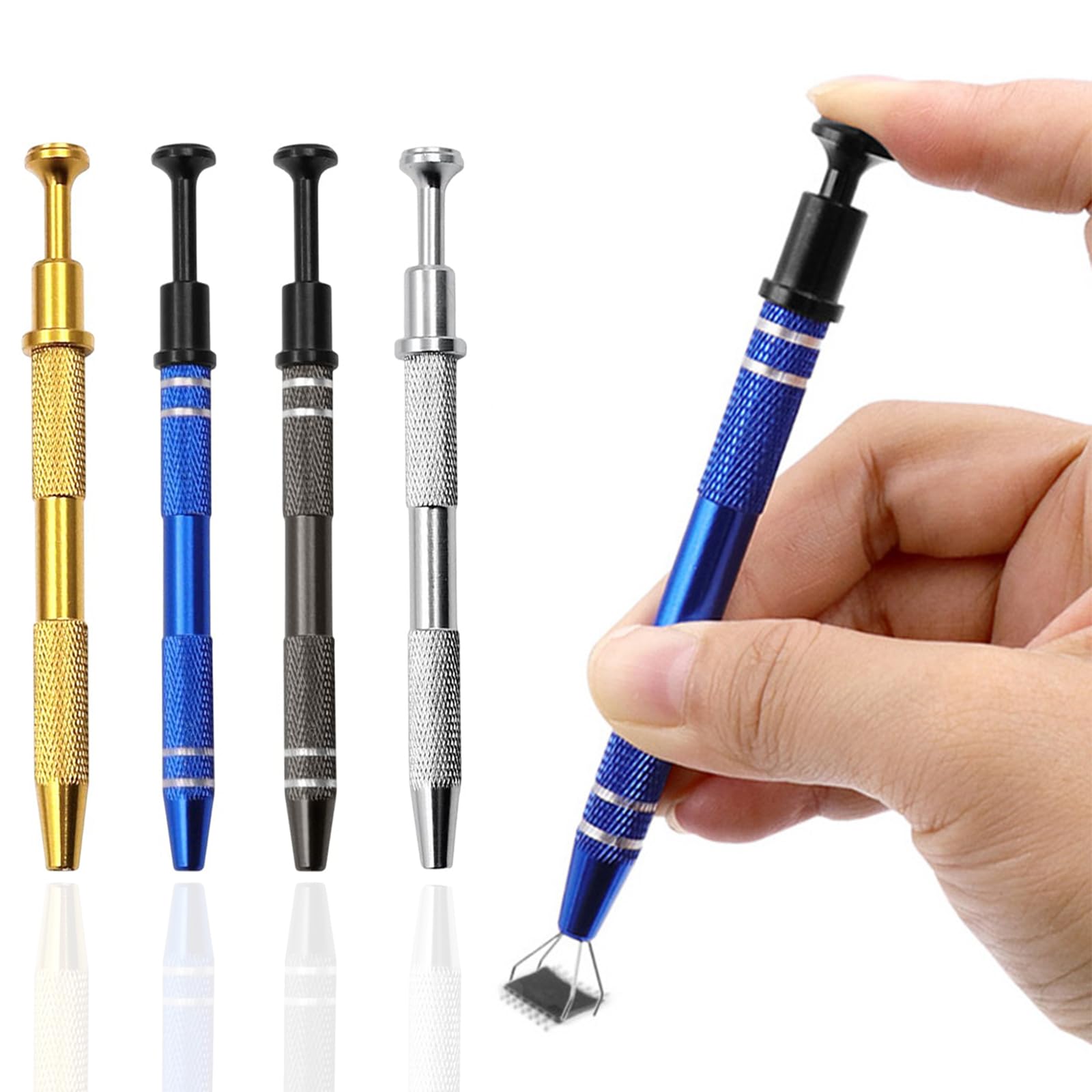 Pinze Per Piercing E Piccoli Oggetti Pinza A 4 Artigli Per Piccoli Oggetti - Per Piercing, Gioielli, Componenti Elettronici, In Lega Leggera, Design A Penna Ago Per Piercing