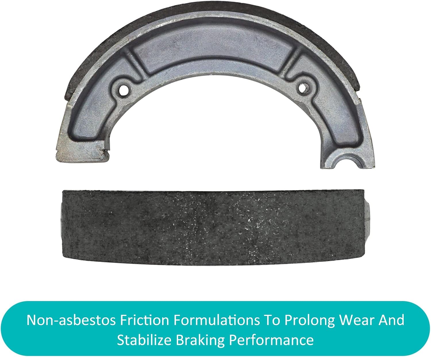 Rear Brake Shoes for Yamaha Big Bear 350 400 Kodiak 400 Grizzly 600 OEM# 4WV-W253E-01-00 5FU-WF536-00-00