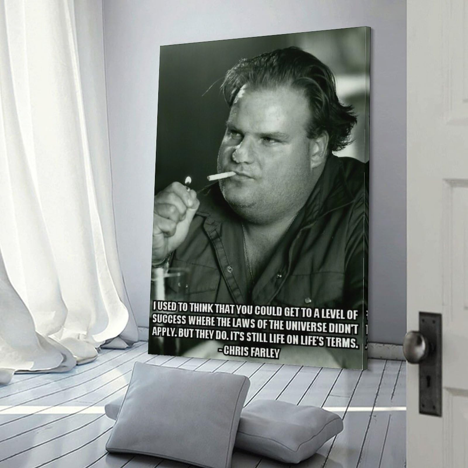 Amazon.com: RCIDOS Chris Farley Portrait Poster Chris Farley Funny Poster  Quote Poster Canvas Painting Posters And Prints Wall Art Pictures for  Living Room Bedroom Decor 24x36inch(60x90cm) Frame-style: Posters & Prints