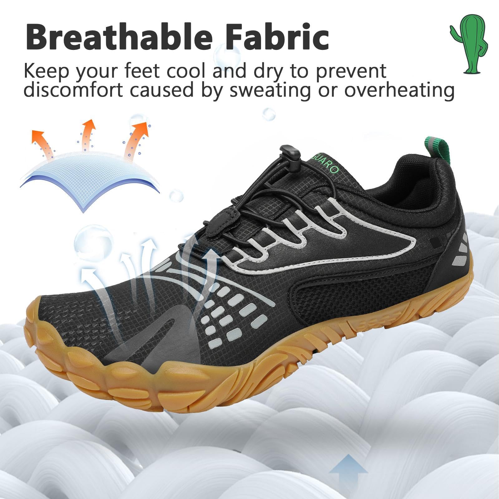 Saguaro Scarpette da Piedi Nudi Donna Minimaliste Barefoot Scarpe Uomo Scarpa da Traspirante Antiscivolo