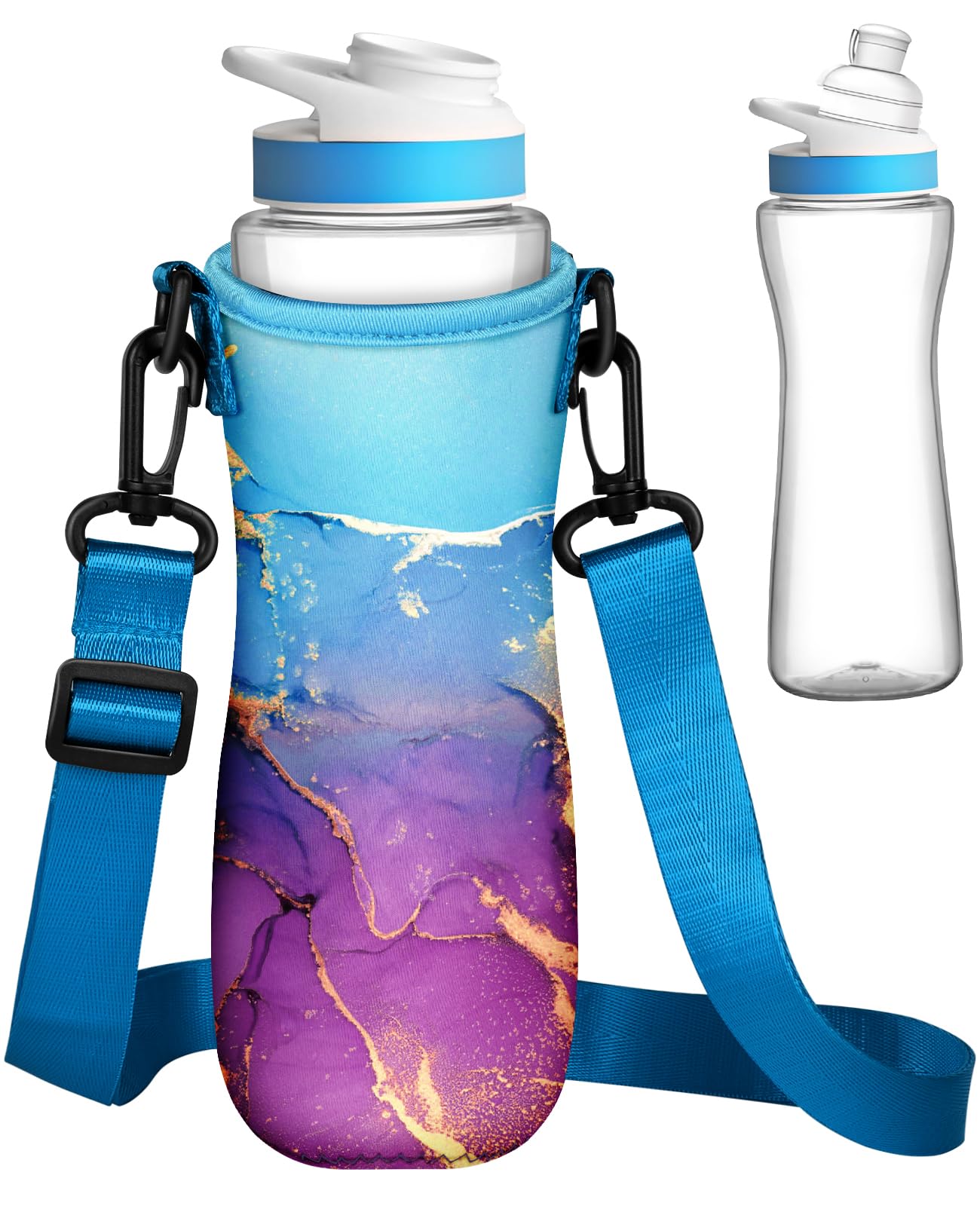 Toykee Water Bottle Sleeve for Cirkul 22 oz - Bottles Cover Holder Carrier Bag with Crossbody Shoulder Strap