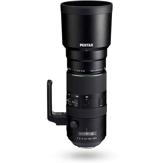 Pentax Hd D Fa 150-450Mm F4.5-5.6Ed Dc Aw Super-Telephoto Lens For Pentax Kaf Cameras Black
