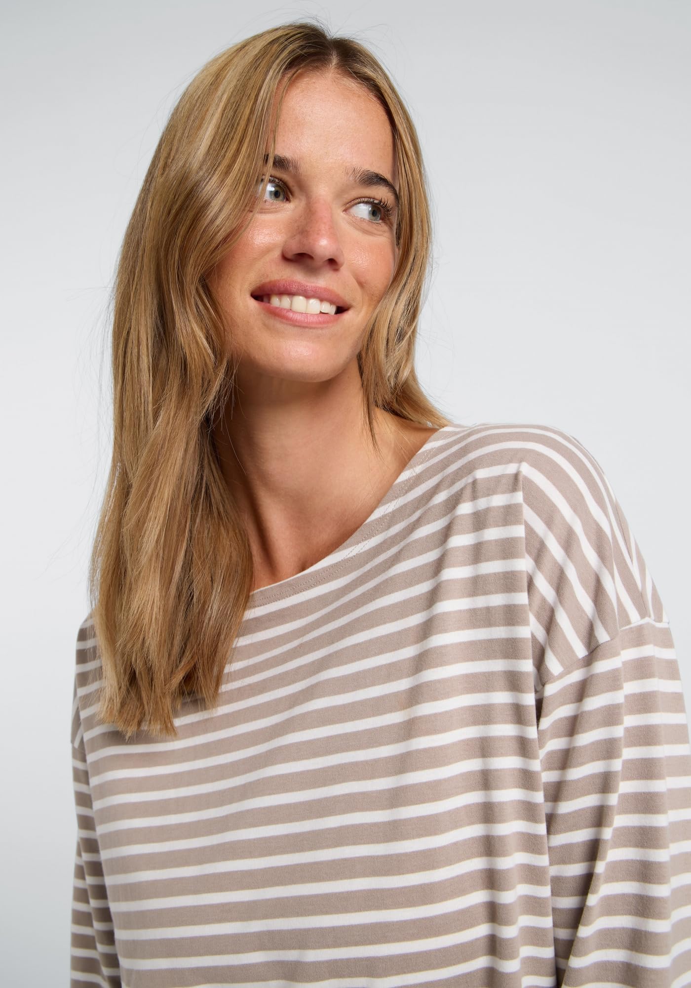 Elbsand Damen Longsleeve Langarmshirt mit Streifen ESWTooske