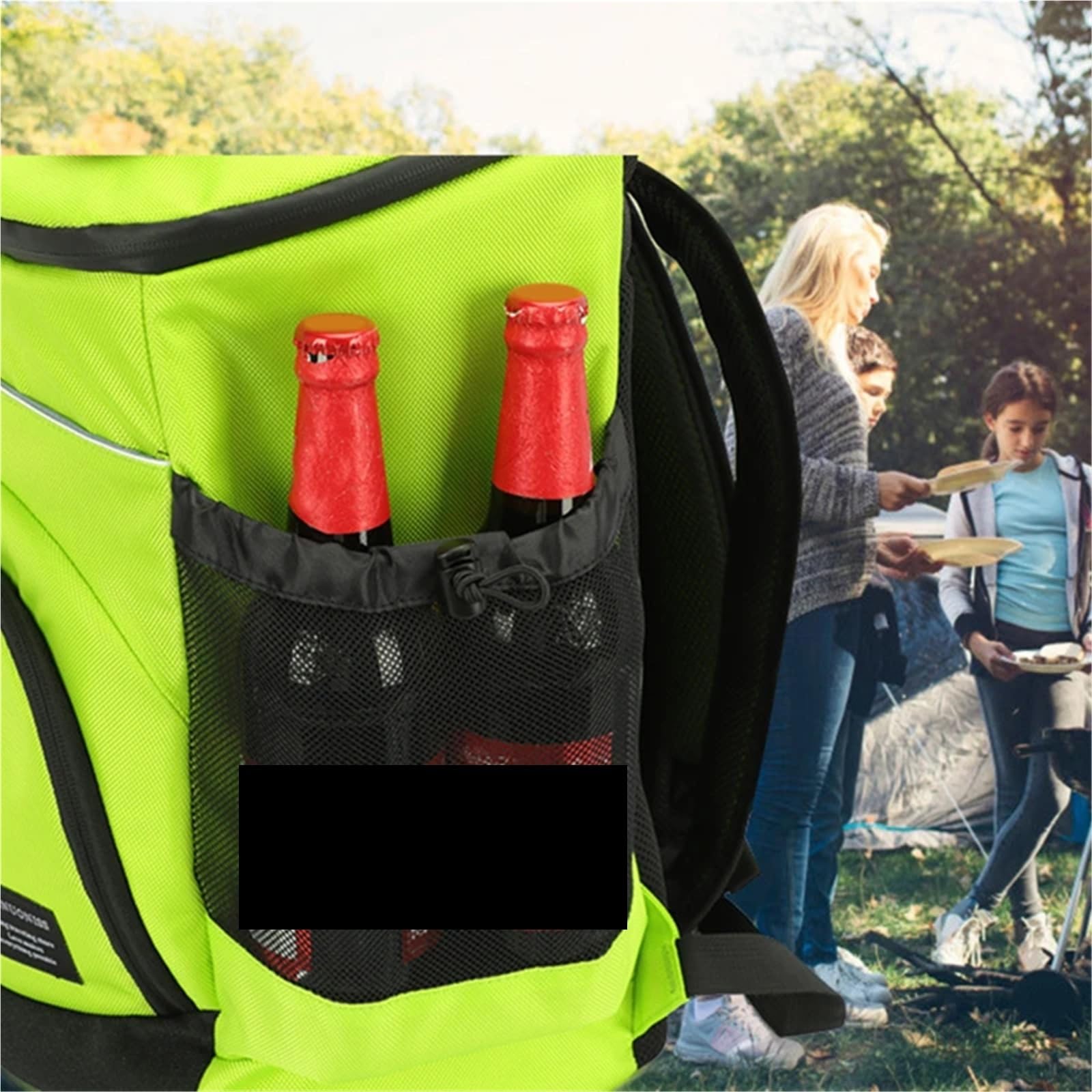 Miękki izolowany plecak chłodzący 30 l, termiczna torba chłodząca do podróży, aktywności na świeżym powietrzu i na plaży