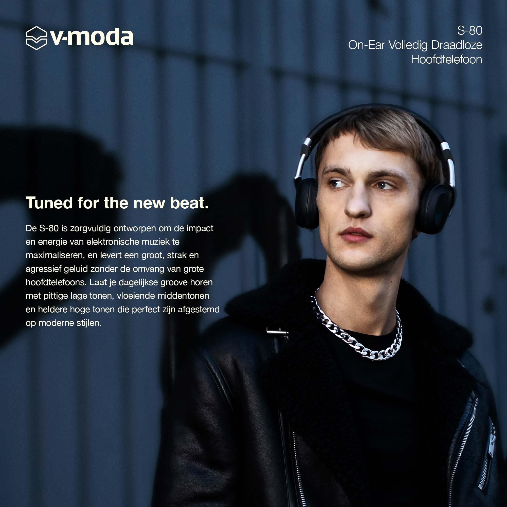 V-MODA S-80 | On-Ear Fully Wireless Headphones | Personal Speaker
