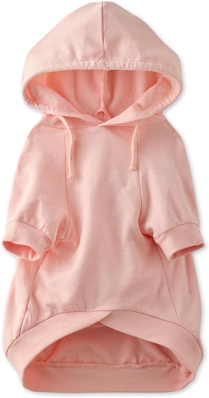 Moletom com Capuz para Cães Pet Passion Rocky de Algodão Orgânico, Rosa Original, XX-Small