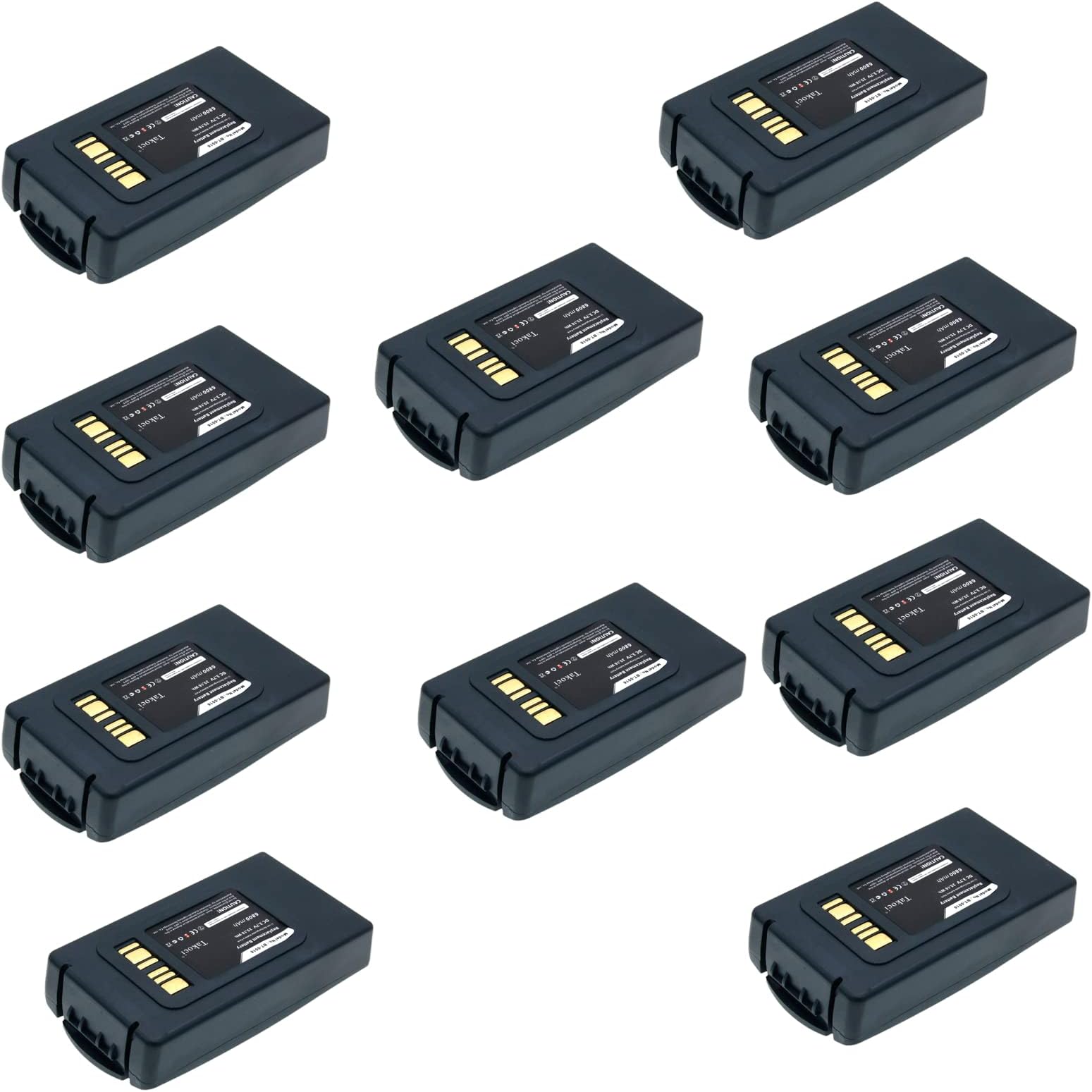(10 PCS) Replacement Battery for Datalogic Skorpio X3 X4,fits Part no BT-0016 94ACC0046 94ACC0048 BT-0015 6800mAh