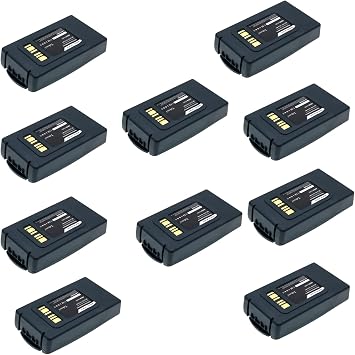 10 PCS Replacement Battery for Datalogic Skorpio X3 X4,fits Part no BT-0016 94ACC0046 94ACC0048 BT-0015 6800mAh