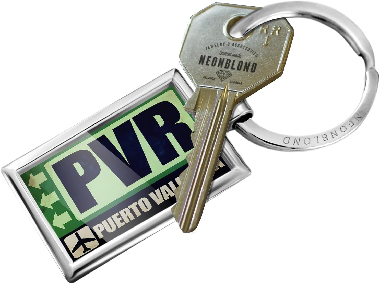 NEONBLOND Keychain Airportcode PVR Puerto Vallarta