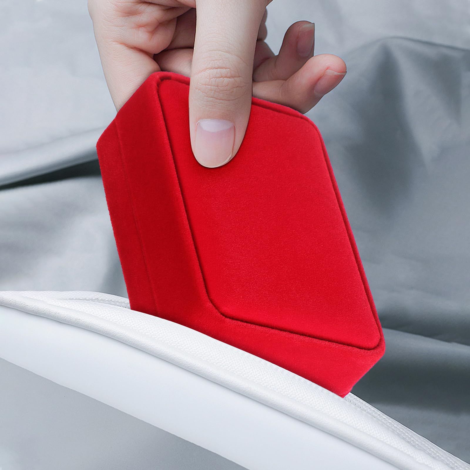 Alasum 12 Stück Elegante Samtbox für Halsketten und Anhänger Schmuckaufbewahrung mit Schublade und Vielseitigem Stauraum für Weihnachten und Geburtstagsfeiern