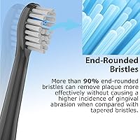 Vista 4 de Repuesto de cabezal de cepillo de dientes con hilo dental, compatible con Water-pik Sonic Fusion / 2.0 SF-01, SF-02, SF03 y SF-04