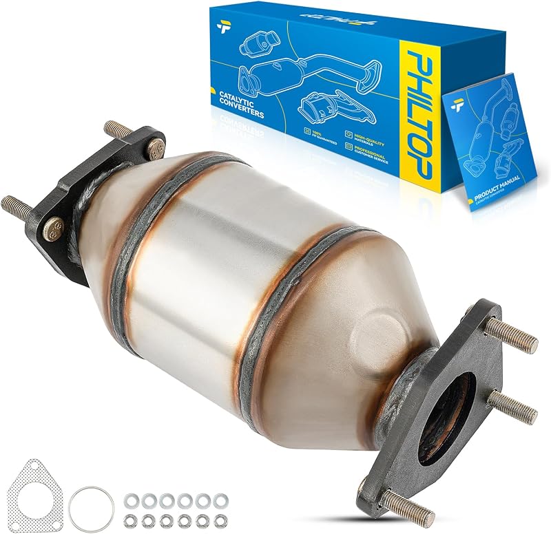 Kit de catalisador traseiro PHILTOP em aço inoxidável para Honda Accord e Acura TSX 2.4L – Substitui 16436, 642118 e 18209