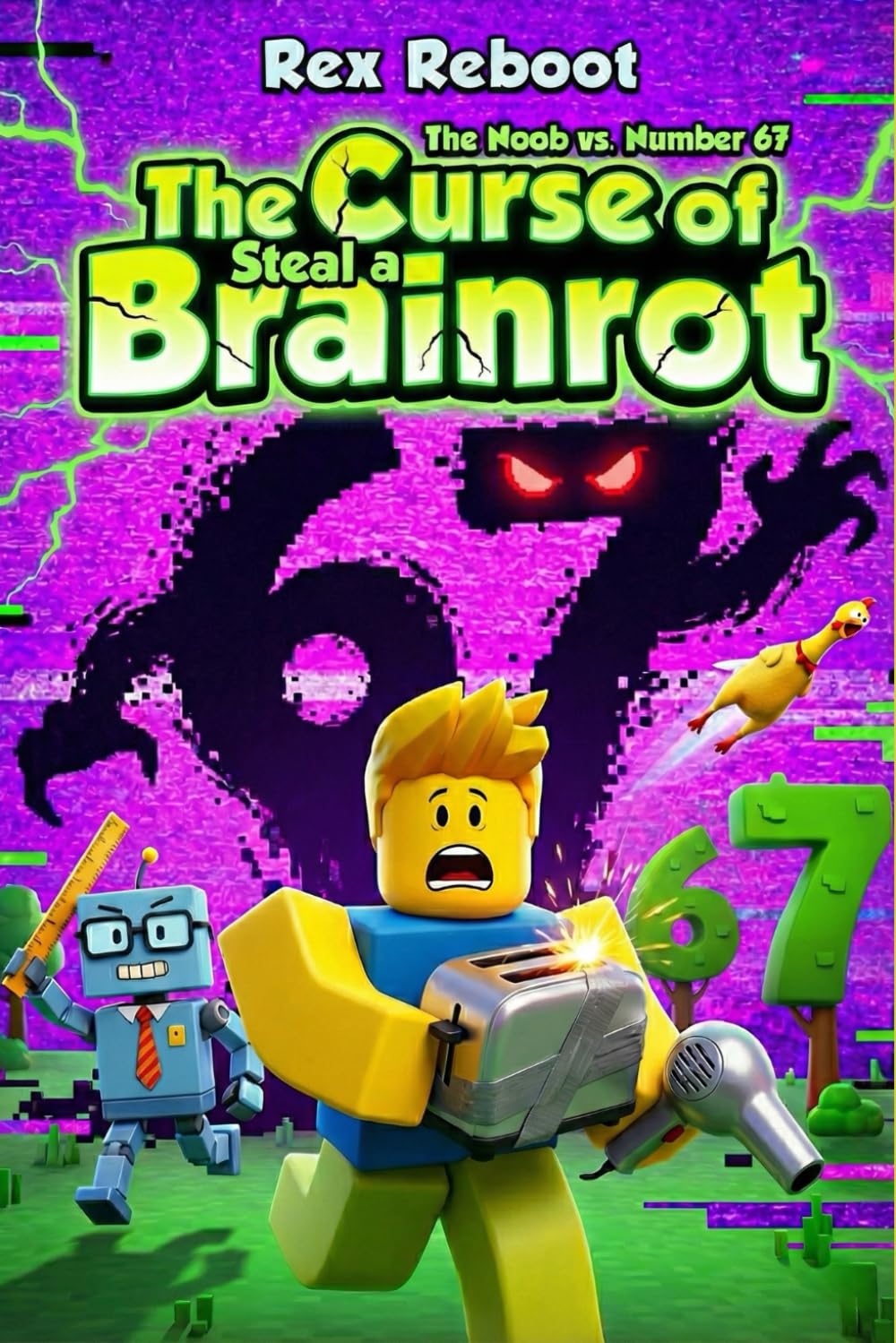 The Curse of Steal a Brainrot: The Noob vs. Number 67 - A Hilarious Glitch Gaming Adventure for Kids and Tweens