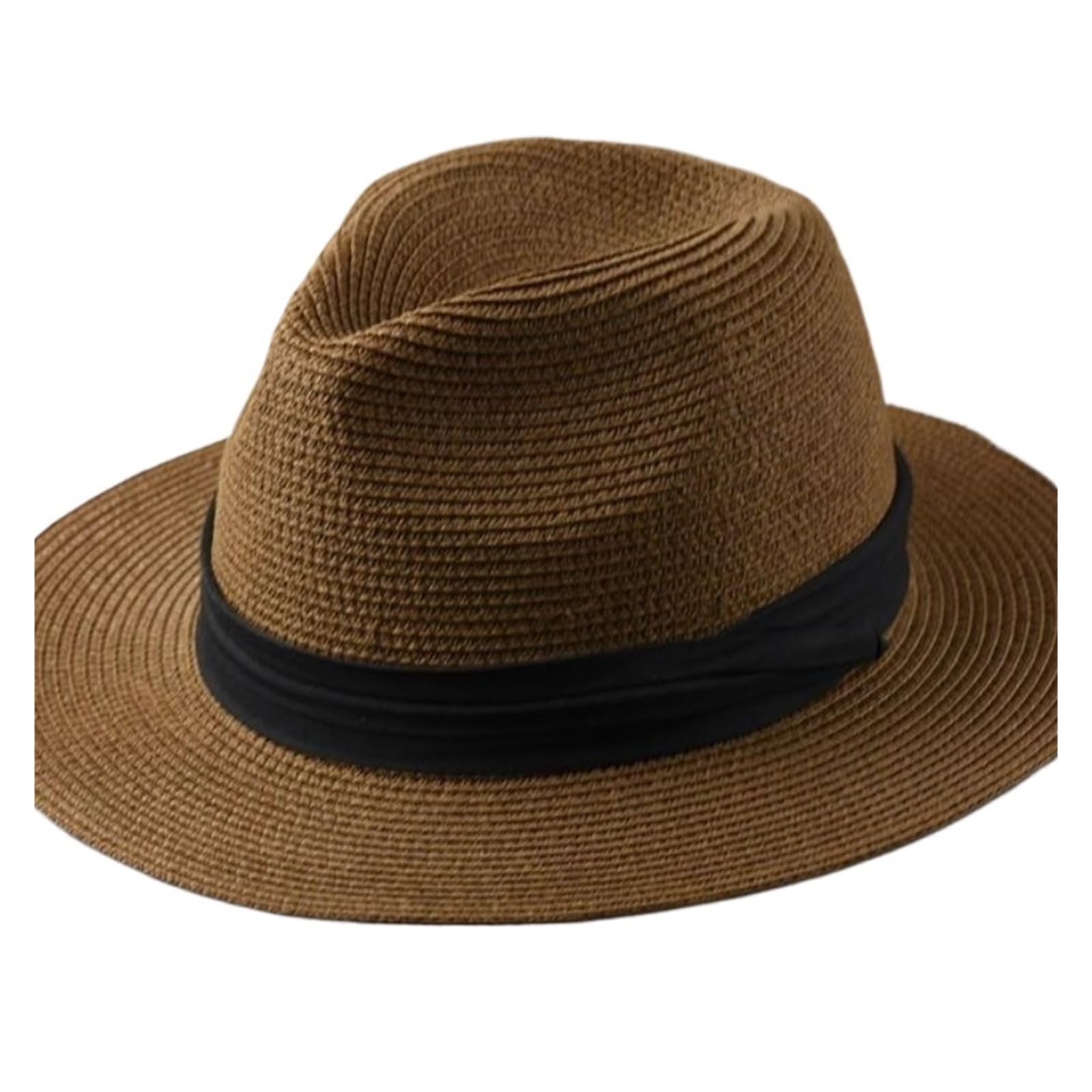 Genérico Sombrero de paja ala ancha gran tamaño Gorra viaje playa verano