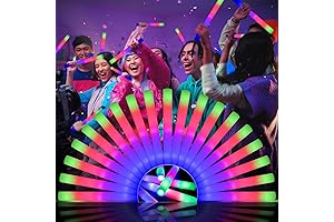 48-Piece LED Foam Glow Sticks: The Perfect Party Supply