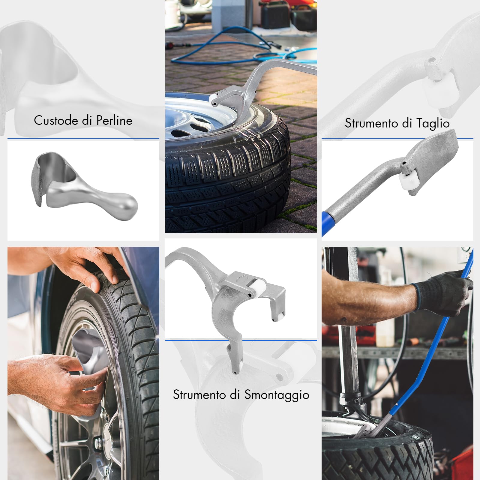 Attrezzo Per Montare E Smontare Pneumatici Di Auto RC Crawler Scala 1/10 - Per Ruote 1.9/2.2 Pollici