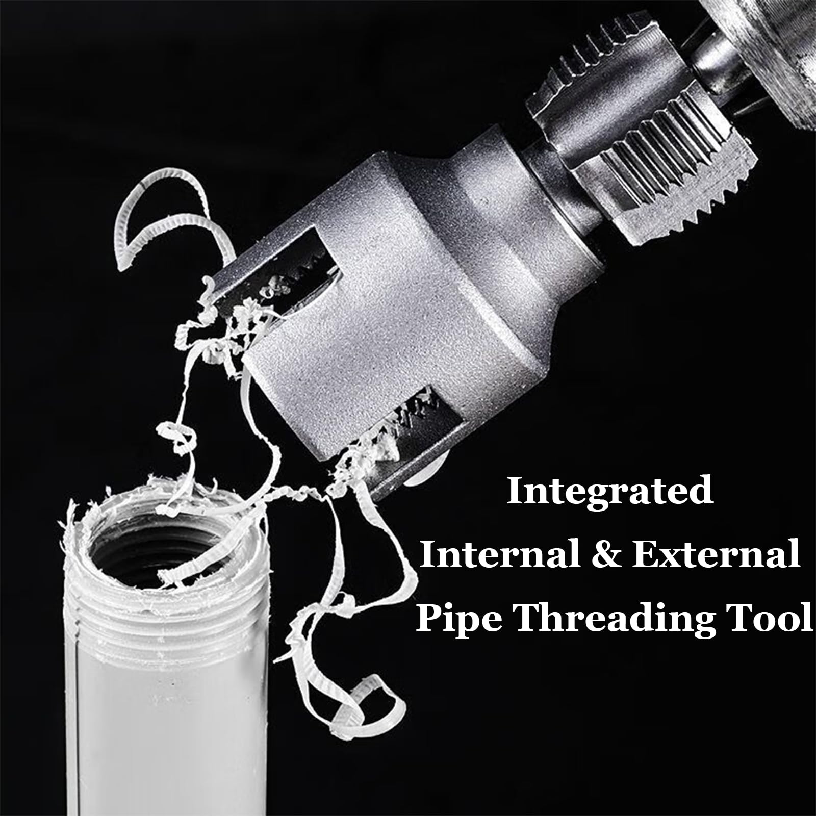 Integrated Internal & External Pipe Threading Tool Pipe Thread Cutting Tool for 1/2