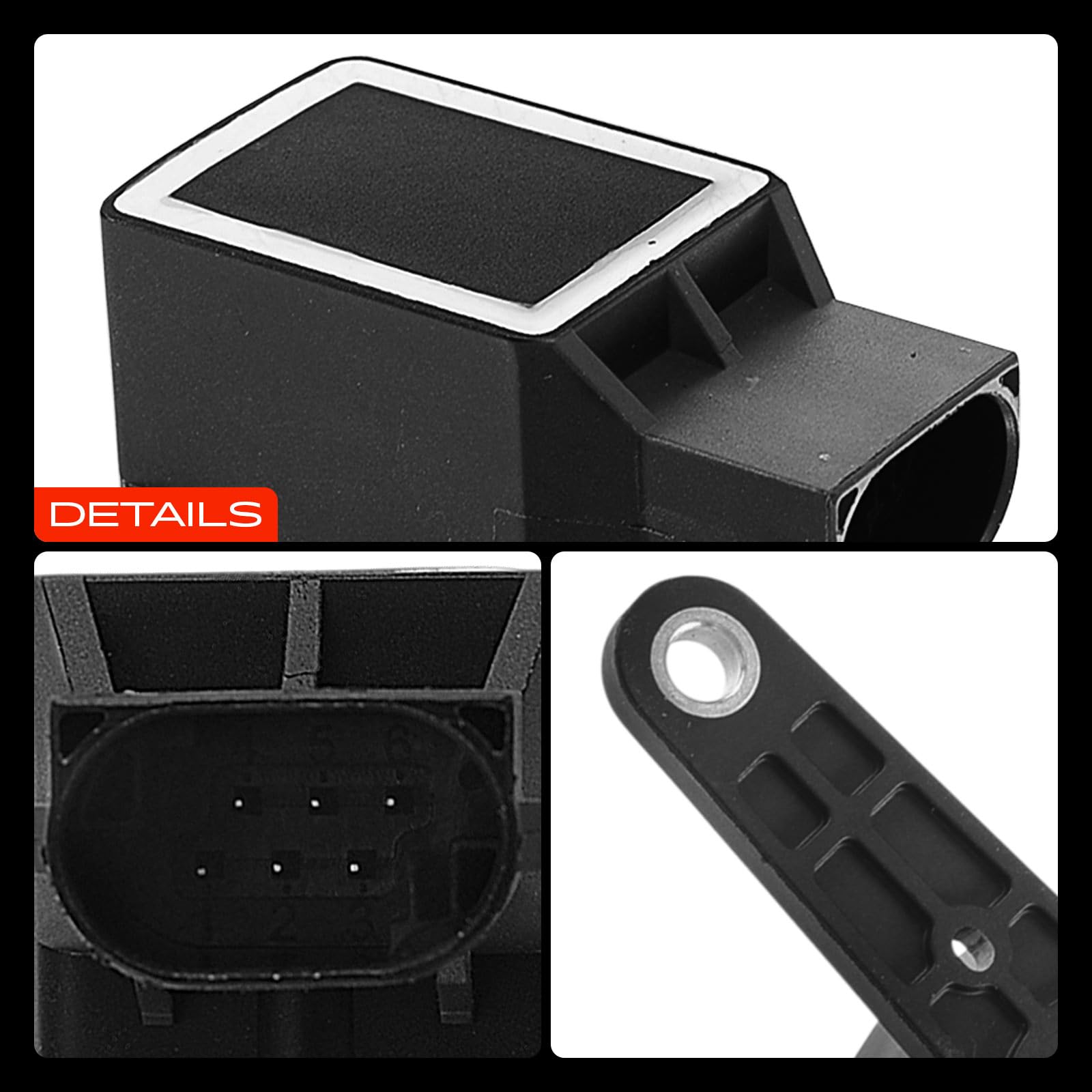 Frankberg Sensor de nivel Sensor de altura Compatible con X5 E53 3.0d 3.0i 4.4i 4.8is 4.6is 2000-2006 Replace# 37146755045,37146754921