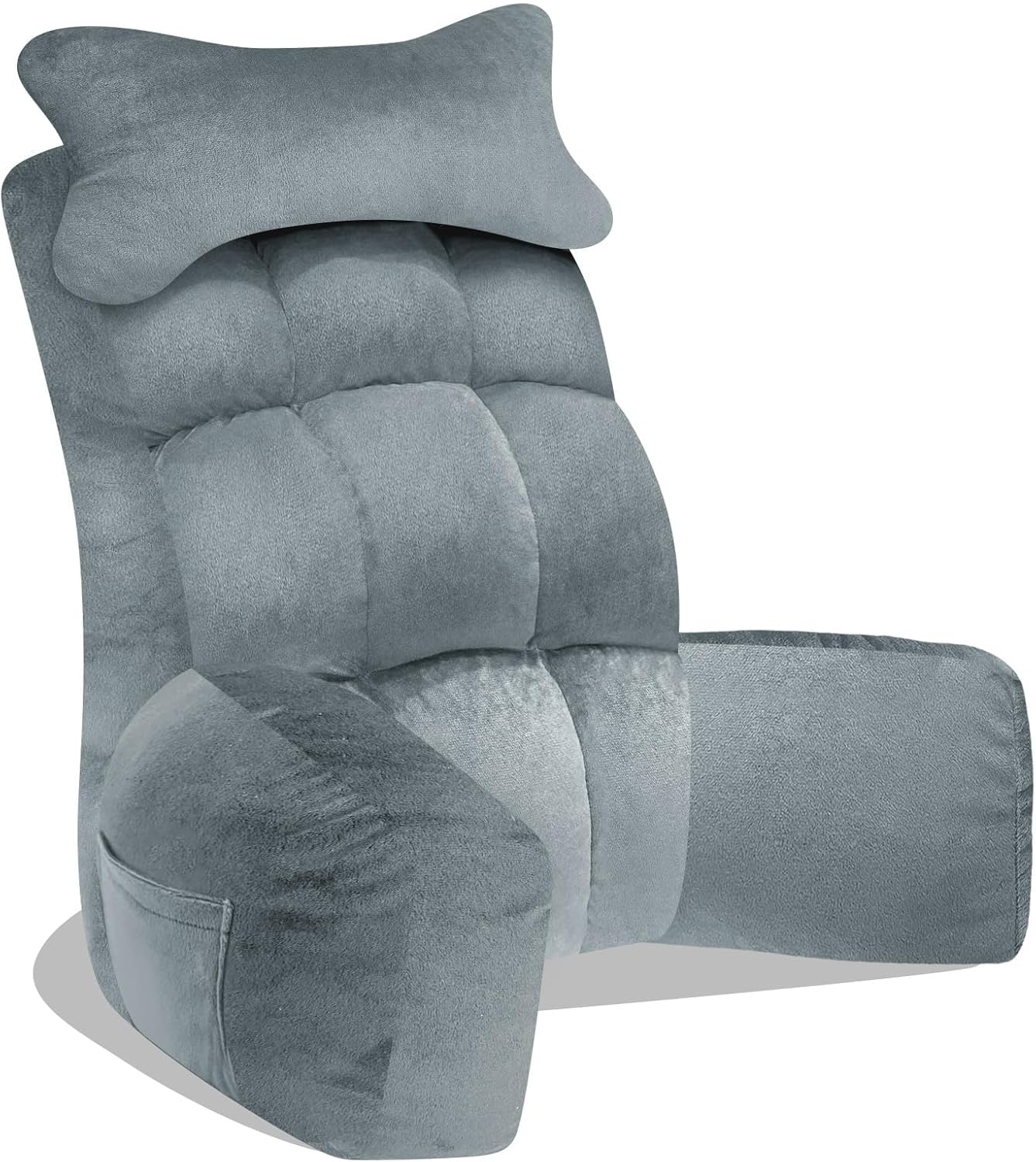 YDCEULARDOH Back Pillow for Bed Sitting Up, Large Reading Pillow with Arm Support, TV & Gaming Backrest Cushion for Adults, Floor Pillow for Relaxing YDCEULARDOH Back Pillow for Bed Sitting Up, Large Reading Pillow with Arm Support, TV & Gaming Backrest Cushion for Adults, Floor Pillow for Relaxing