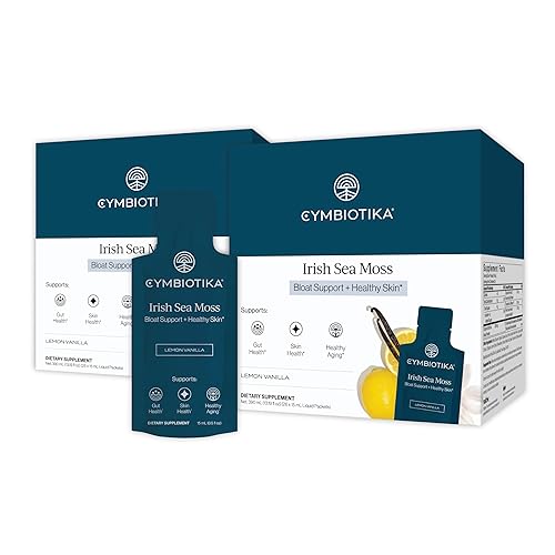 CYMBIOTIKA Irish Sea Moss Supplement, Organic Wildcrafted Sea Moss with