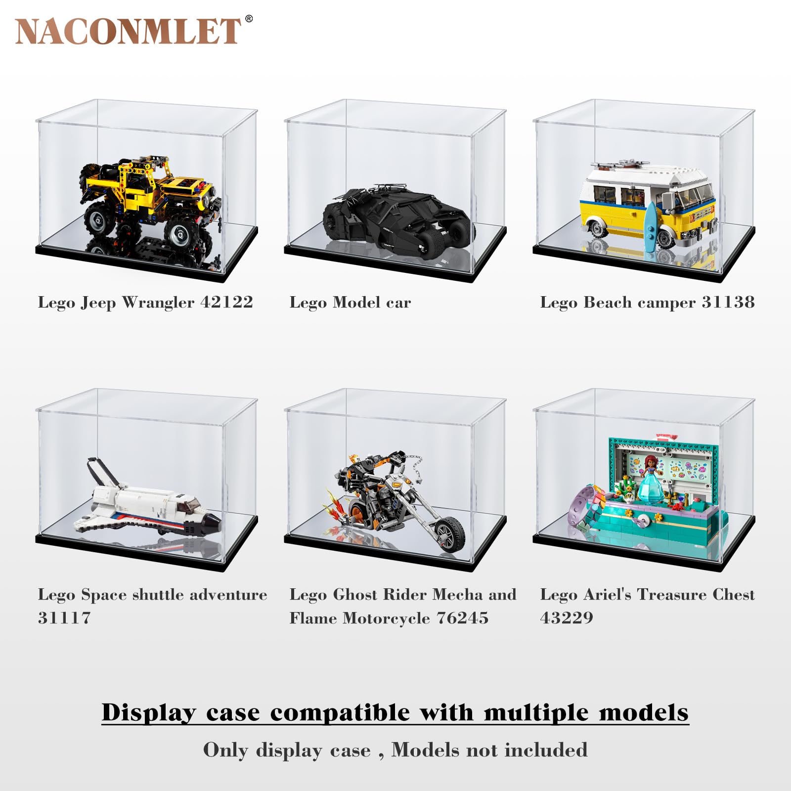 Baustein-Acryl-Displaybox für Lego Nintendo Entertainment System 71374