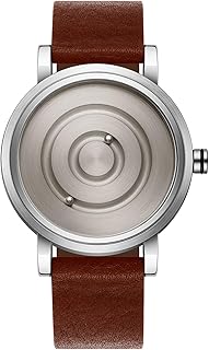 Watches Men Magnetic Roman Numerals Creative Magnetic Levitation Balls Dial Waterproof Leather Watch Quartz Wrist Watches