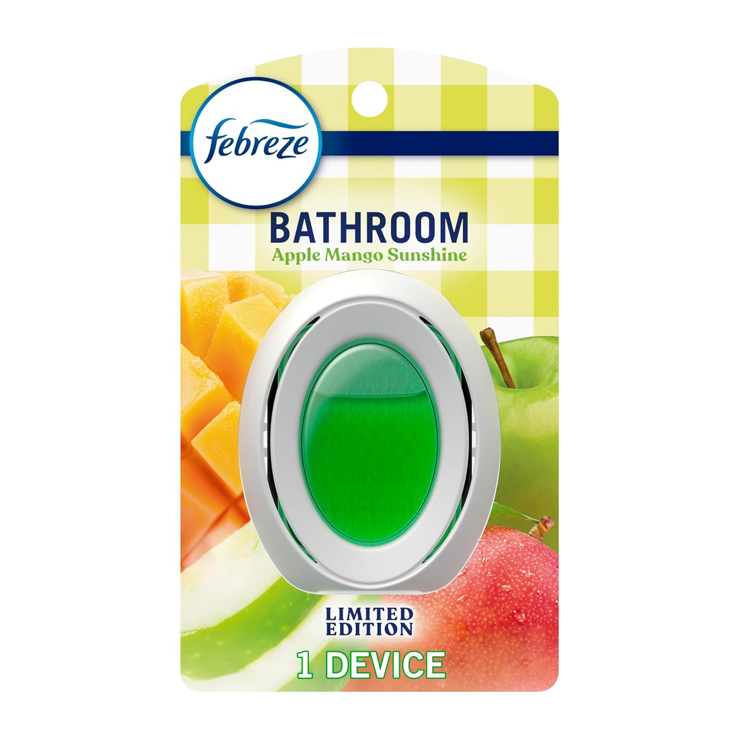 Febreze Bathroom Air Freshener Odor-Fighting Apple Mango 1ct