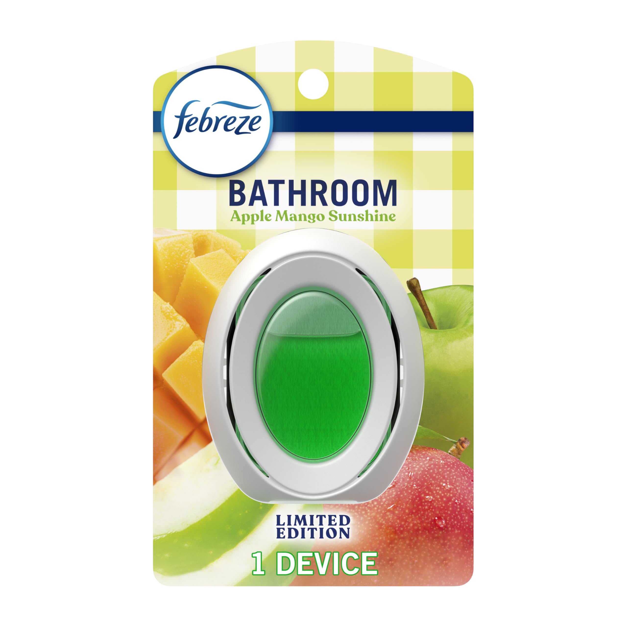 Febreze Bathroom Air Freshener Odor-Fighting Apple Mango 1ct