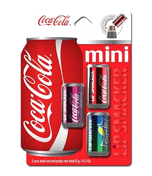 Coca-Cola Mini Can Lip Balm Trio