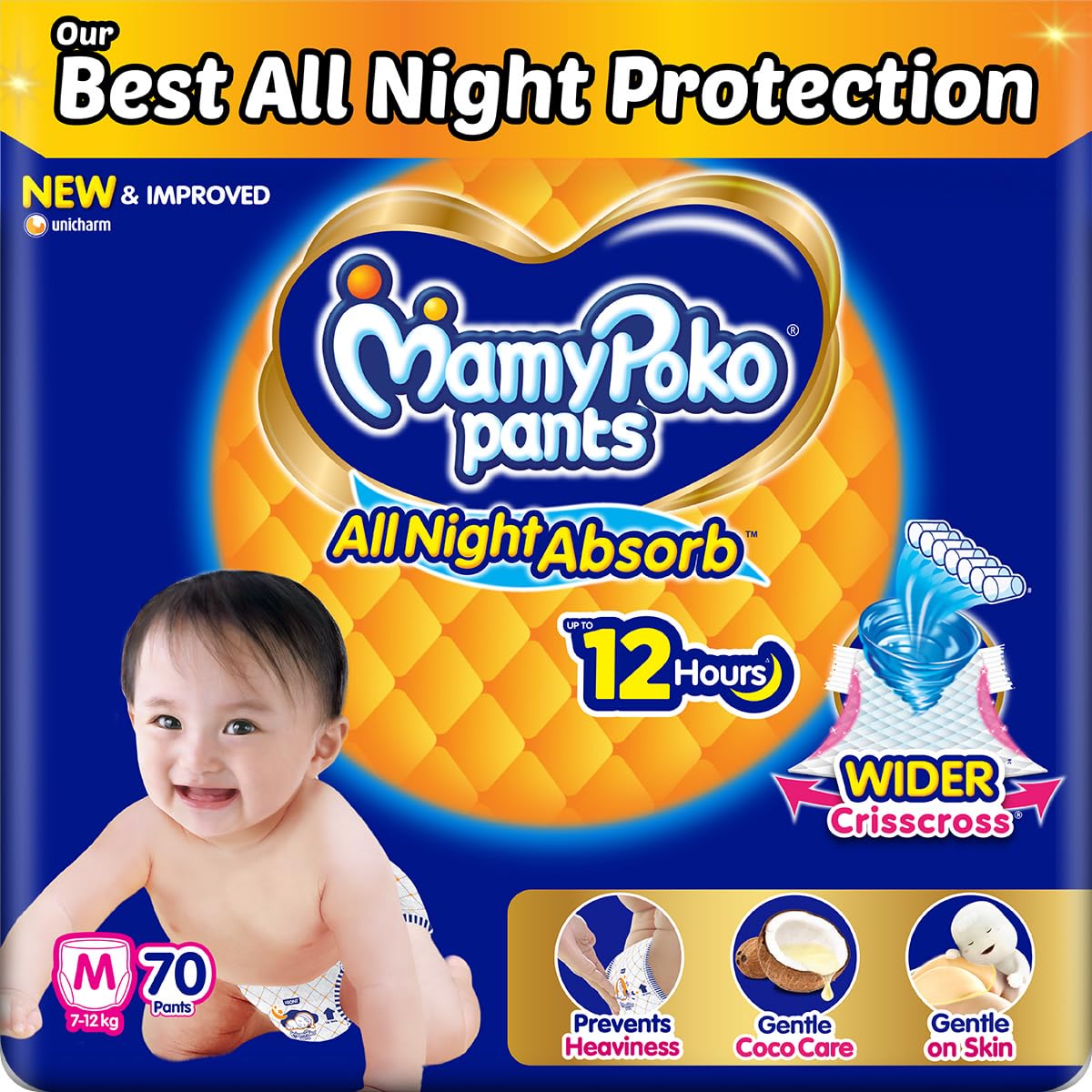 Mamypoko Pants All Night Absorb Diapers (M, 70 Count) Review: The Ultimate 12-Hour Leakage Protection for Indian Babies? Review India 2025