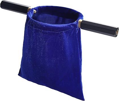 Brilucky Church Tithe Offering Bags with Wooden Handles,Offering Baskets for Church with Handles for Churches Communion Supplies,Collection Baskets for Churches Offerings Accessories
