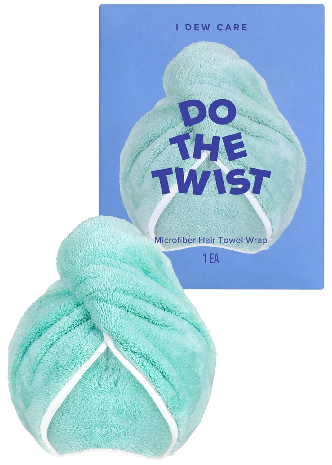 I DEW CARE Microfiber Hair Towel Wrap Headband – Do The Twist | Absorbent Quick Dry, Anti Frizz, Hair Turban for Men and Women, 1 Count I DEW CARE Microfiber Hair Towel Wrap Headband – Do The Twist | Absorbent Quick Dry, Anti Frizz, Hair Turban for Men and Women, 1 Count