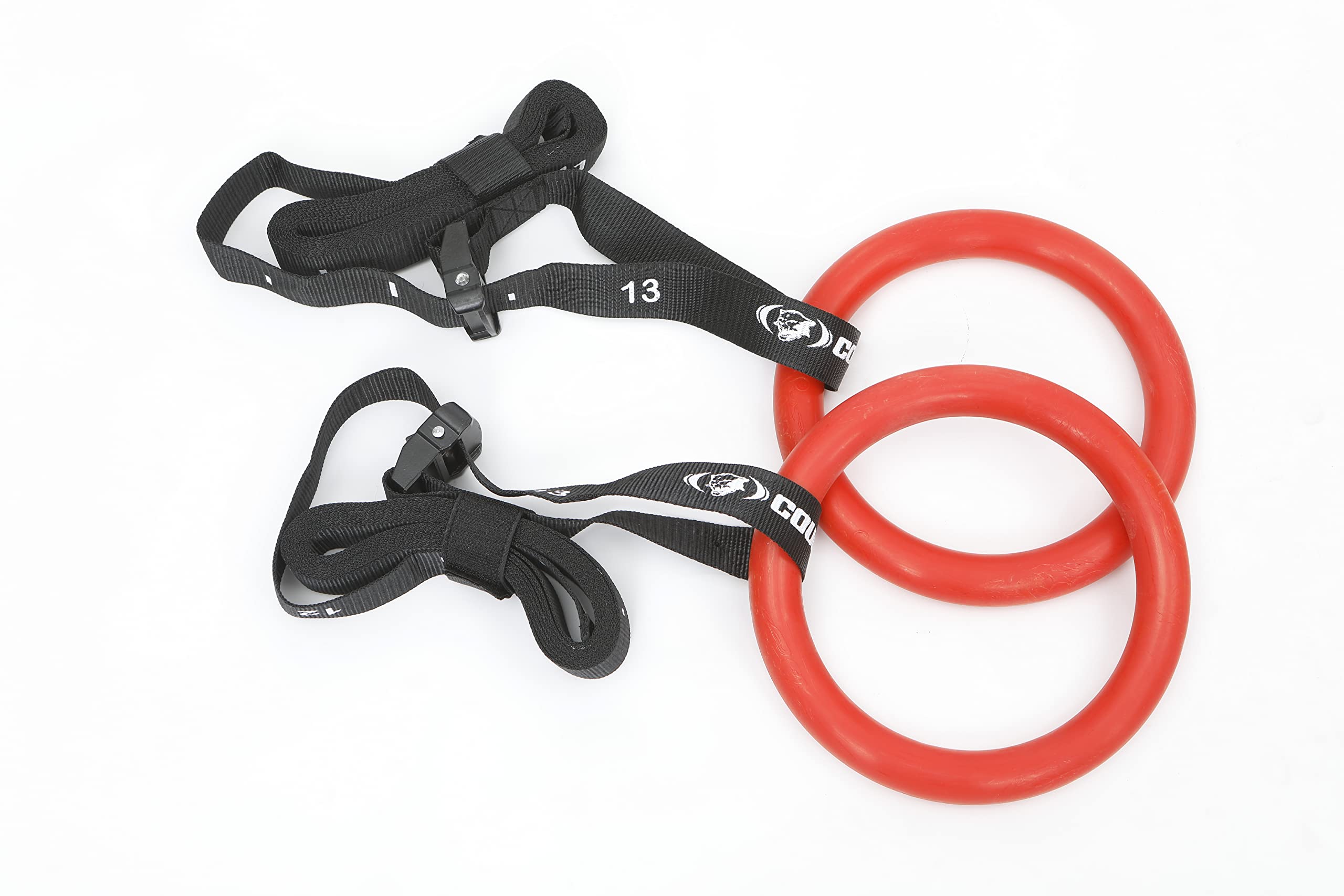 Buy COUGAR Suspension Gymnastic Rings, Olympic Gym Rings with Heavy