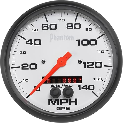 Auto Meter 5881 Phantom Velocímetro GPS, 5.000 in.