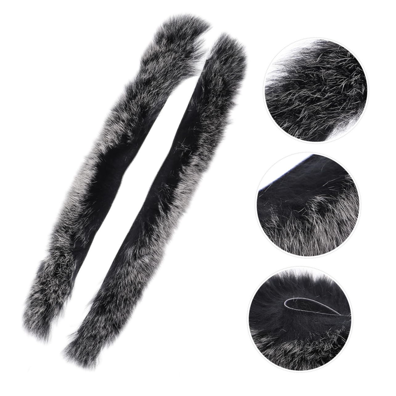POPETPOP 4 Pack Bowstring Damper Stabilizer Archery Supplies Rabbit Hair for Performance
