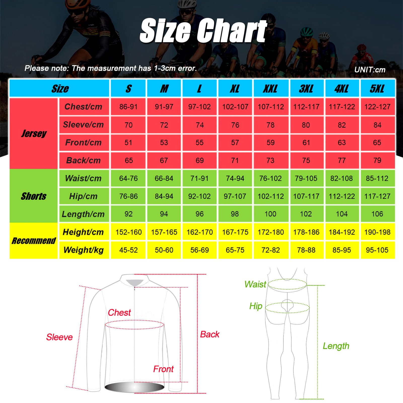Maillot Ciclismo Mujer Conjunto Bici MTB Manga Larga Ropa Ciclista,Traje Bicicleta Chaquetas y Pantalones Tirantes con 19D Gel Acolchado,Completa BTT Jerseys Primavera Otoño Secado Rápido Transpirable
