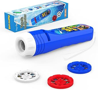 Pup Go 2-Pack Wild Animal & SeaWorld Torch and Projector for Kids Ages 3+ | 6 Discs and 48 Images, Ideal Toys for Boys and girls, Cool Kids Torch, Educational Science Kits for Toddlers and Child